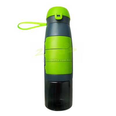 Sports Pill Box Water Bottle