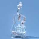 Violin Castle Flowing Sand Colored Light Ornament