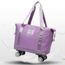 Large Capacity Universal Wheel Dry And Wet Separation Expandable Waterproof Luggage Bag