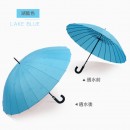 Water Activated Color Changing Flower Print Straight Umbrella