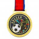 Football Metal Medal