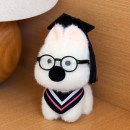 West Highland White Terrier Plush Graduation Doll