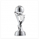 Metal Basketball Trophy
