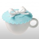 Snowflakes Ribbon Cup Cap