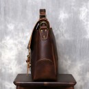 复古真皮公事电脑包