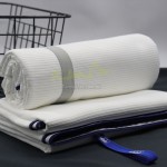 輕薄條紋速乾運動毛巾