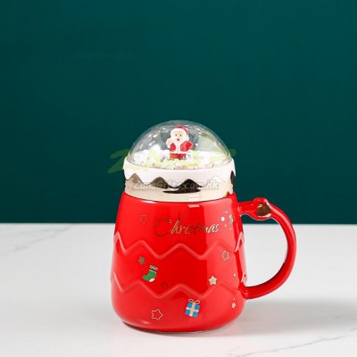 3D Three-Dimensional Santa Cute Ceramic Mug