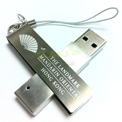 Rotary Metal USB Flash