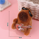 Capybara plush doll keychain