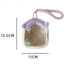毛絨小房子透明娃包收納包