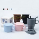 300MLAnti-fall folding silicone cup