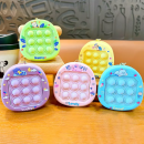 Decompression bubble fidget keychain
