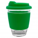 Carlo Glass Coffee Cup - Silicone Band