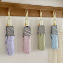 Round-corner fully automatic folding umbrella