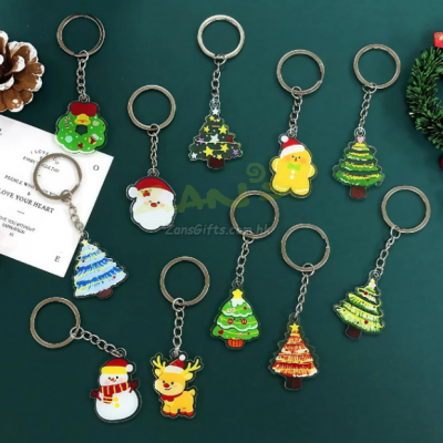 Christmas Acrylic Keychain Christmas Acrylic Keychain