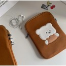 刺绣小熊平板电脑包