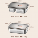 316L不锈钢密封餐盒