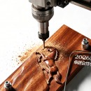 Wood Crystal Trophy