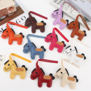 PU Leather Pony Pendant