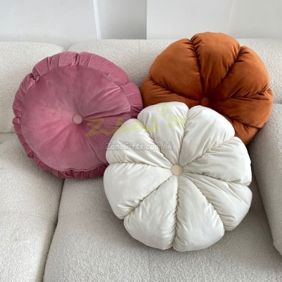 Nordic Ins Style Velvet Pumpkin Cushion