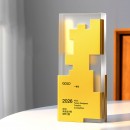 Crystal Metal Trophy