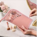Standing visual makeup bag