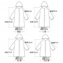 Transparent Raincoat with Colorful Straps