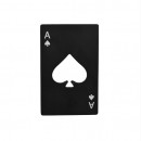 Poker card-shaped fridge magnet bottle opener