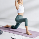 Single-layer non-slip silicone bottom yoga mat towel