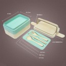 300ML Wheat Straw Lunchbox