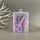 迷你馬卡龍色文具套裝