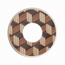 甜甜圈圓形矽藻泥杯墊