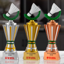 羽毛球樹脂獎座
