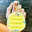 Decompression bubble fidget keychain