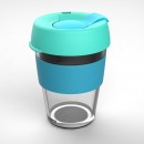 Silicone Glass Coffee Cup