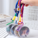 Transparent acrylic badge itabag pendant storage box