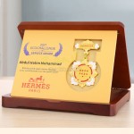 Foldable Wooden Medal