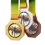 Rotating marathon Medal