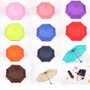 21'' UV Protection 3 Folding Umbrella - Solid