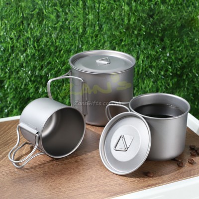 Pure titanium portable water cup