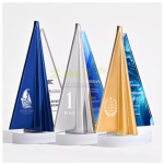 Creative Sailboat Crystal Trophy