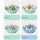 Reinforced Double Folding Umbrella