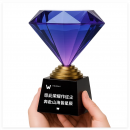 钻石水晶金屬奖座