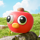 Exploding Eye Fruit Squishy Stress Relief Toy