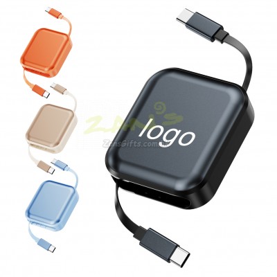 240W Retractable Dual Type-C Transmission Cable 240W Retractable Dual Type-C Transmission Cable
