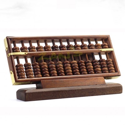 Mahogany Abacus Lucky Decoration