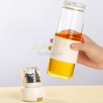 Portable Glass Mug with Infuser