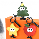 PU Christmas Keychain Pendant PU Christmas Keychain Pendant