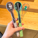 不锈钢筷子勺子套装便携餐具