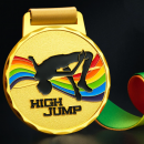 High Jump Metal Medal